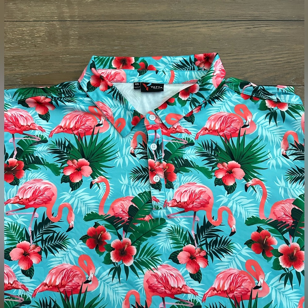 Yatta Short Sleeve Golf Polo Shirt Size 4XL Like New‎